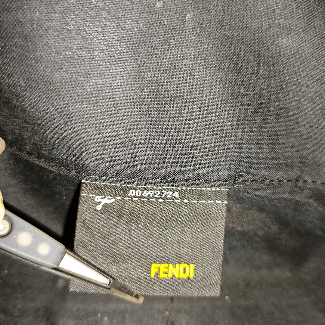 Fendi Zucca Coated Toile Sac porté croisé