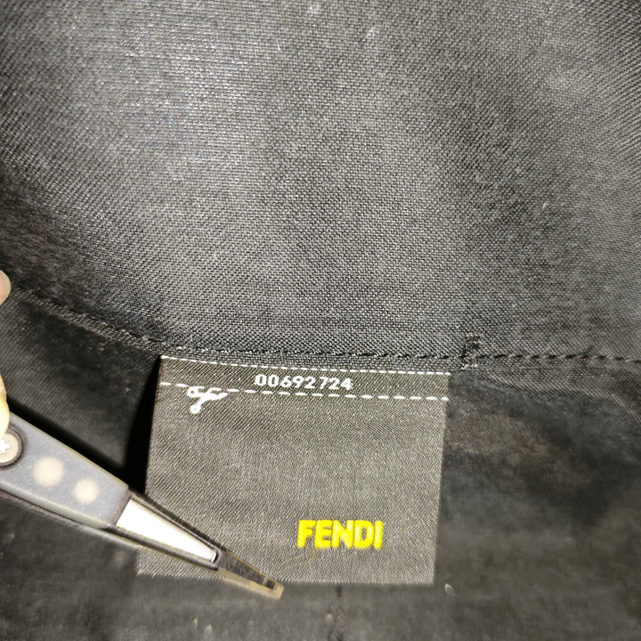 Fendi Zucca Coated Toile Sac porté croisé