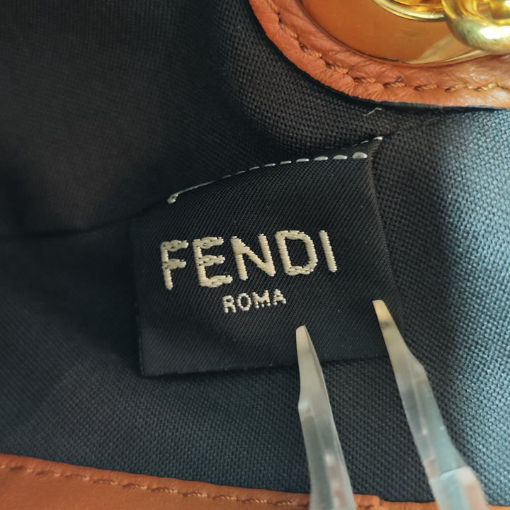 Fendi Mini Bicolor Nappa Apolo Sac à chaîneuette Sac bandoulière
