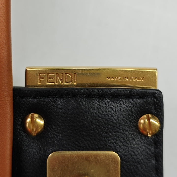 Fendi Mini Bicolor Nappa Apolo Sac à chaîneuette Sac bandoulière