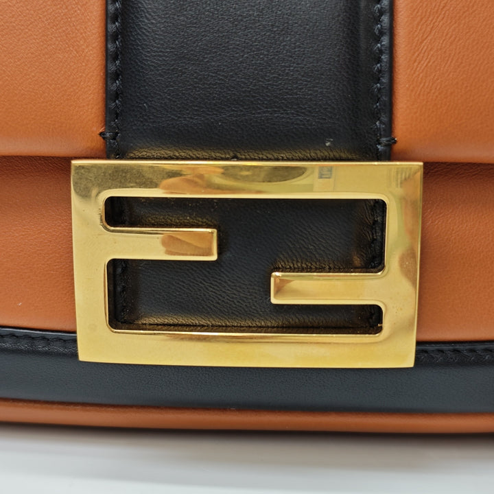 Fendi Mini Bicolor Nappa Apolo Sac à chaîneuette Sac bandoulière