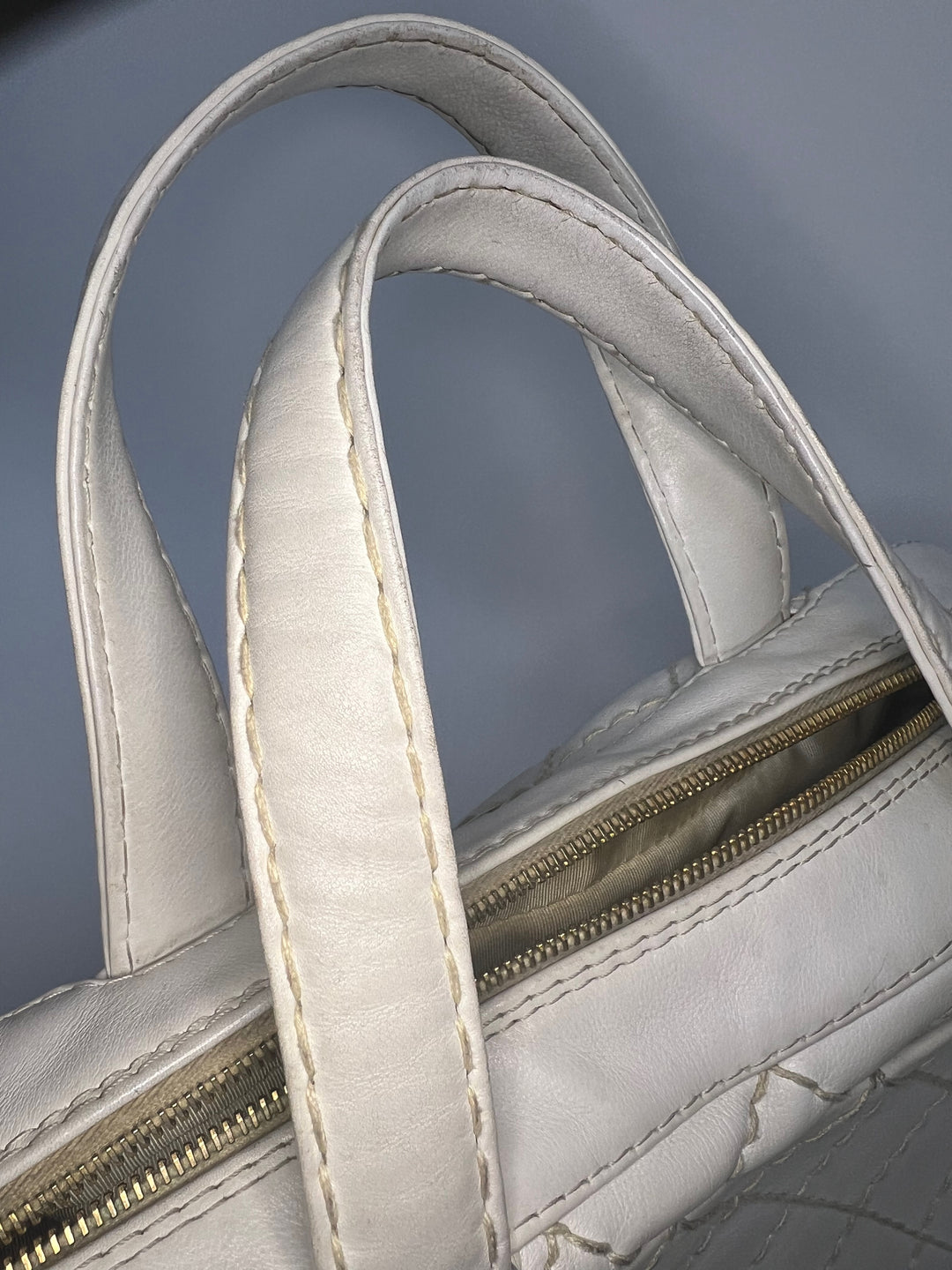 Chanel CC Cuir d’agneau Wild Stitch Sac à main