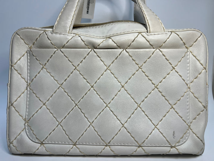 Chanel CC Cuir d’agneau Wild Stitch Sac à main