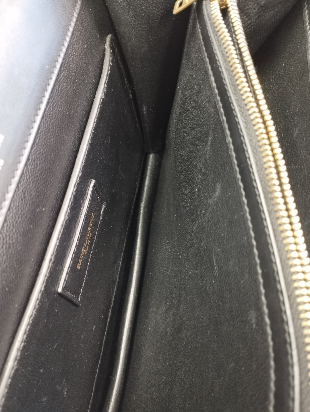 Saint Laurent Quilted Calfskin Victoire Chain Crossbody Bag
