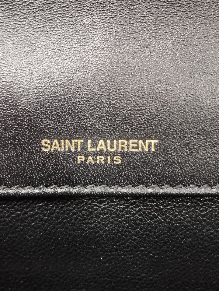 Saint Laurent Quilted Calfskin Victoire Chain Crossbody Bag