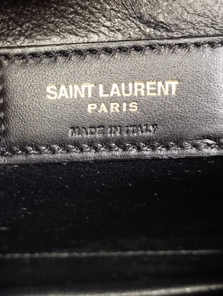 Saint Laurent Quilted Calfskin Victoire Chain Crossbody Bag