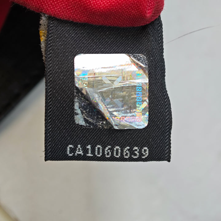 Fendi Zucchino Coated Toile Charm Zip Sac porté croisé