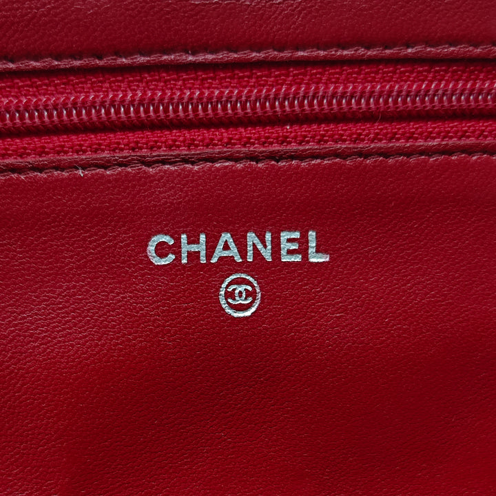Chanel CC Matelassé Cuir d’agneau Wallet on Chain