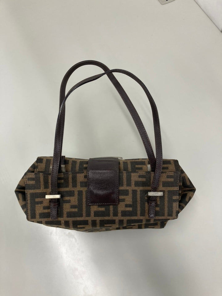 Fendi Zucca Toile Bento Boîte Sac bandoulière