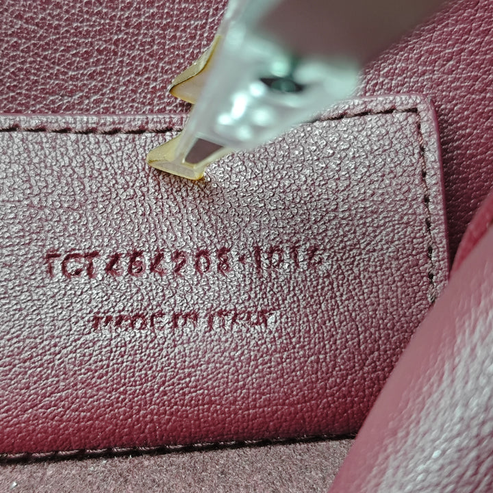 Saint Laurent North South Cuir Shopping Cabas