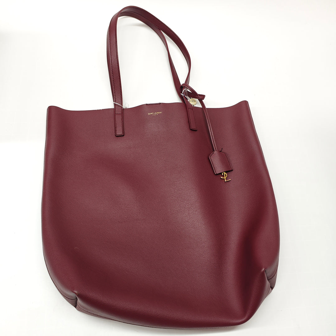 Saint Laurent North South Cuir Shopping Cabas