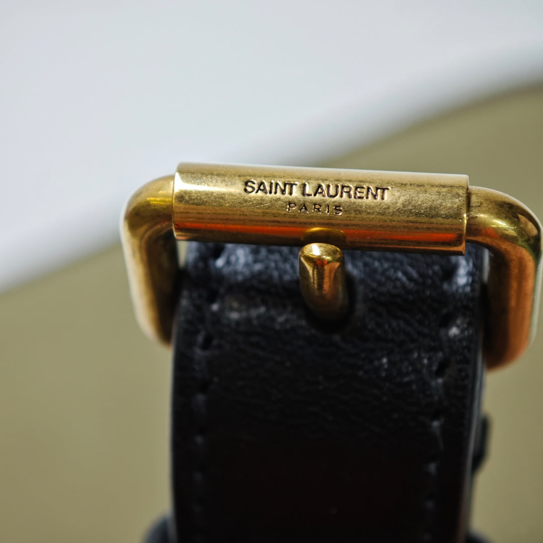 Saint Laurent Small Toile Camp Sac caméra