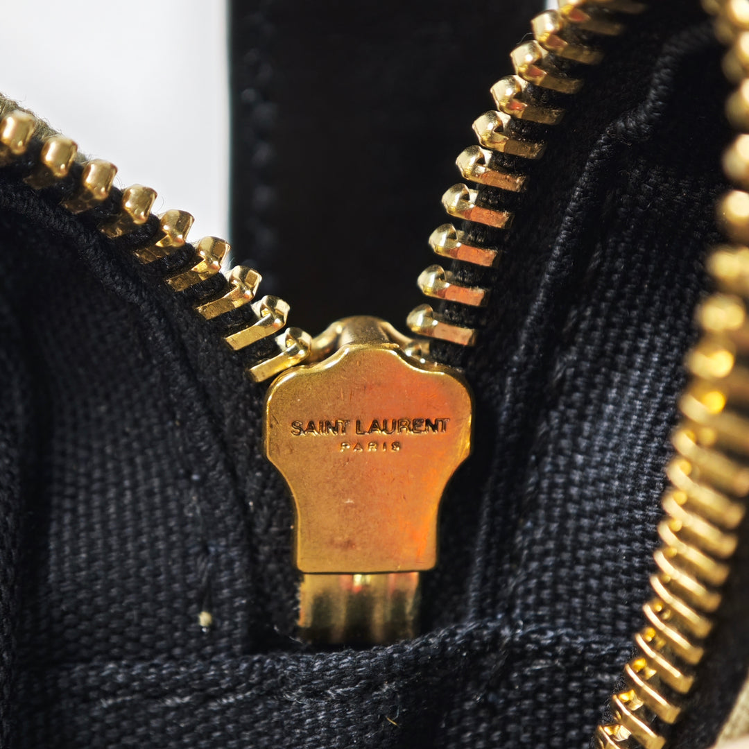 Saint Laurent Small Toile Camp Sac caméra