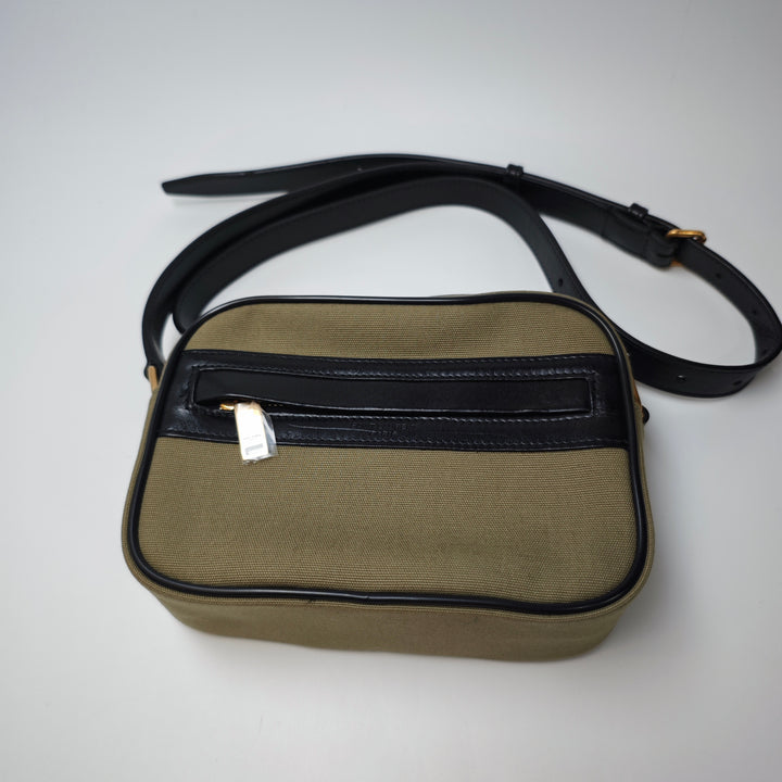 Saint Laurent Small Toile Camp Sac caméra
