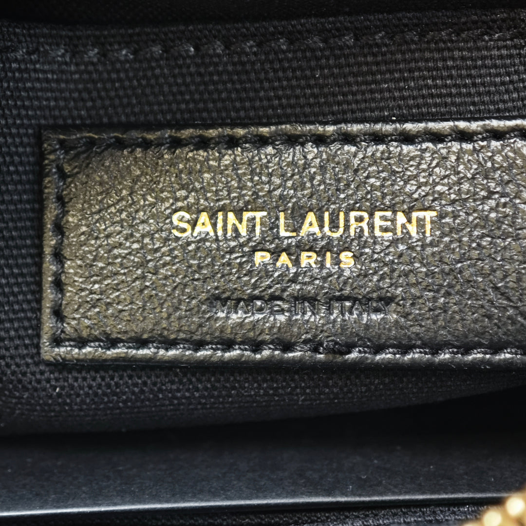 Saint Laurent Small Toile Camp Sac caméra