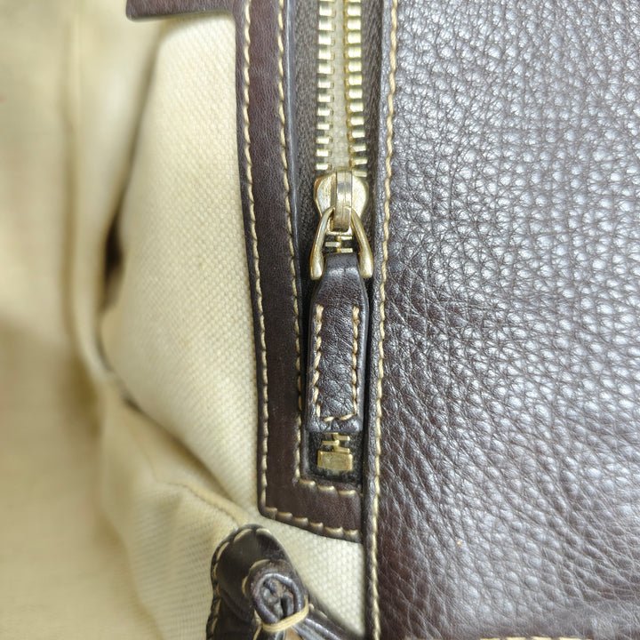 Gucci Medium Diamante Toile New Bamboo Sac