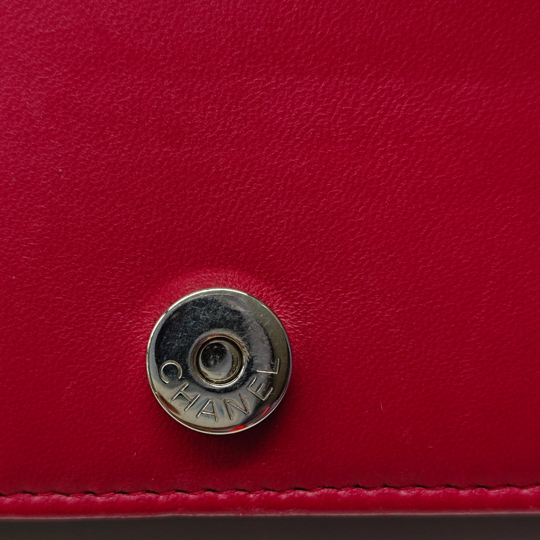 Chanel CC Matelassé Cuir d’agneau Wallet on Chain
