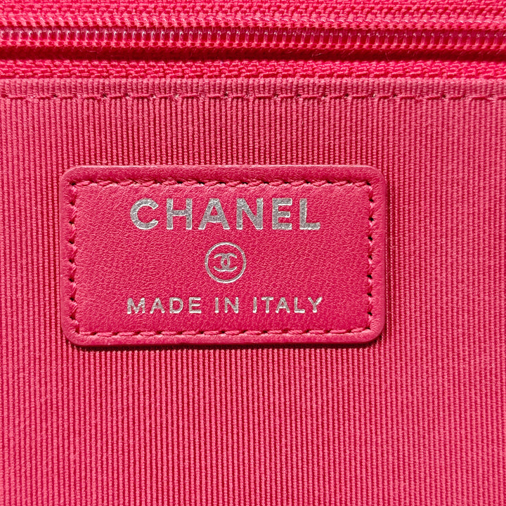 Chanel CC Matelassé Cuir d’agneau Wallet on Chain