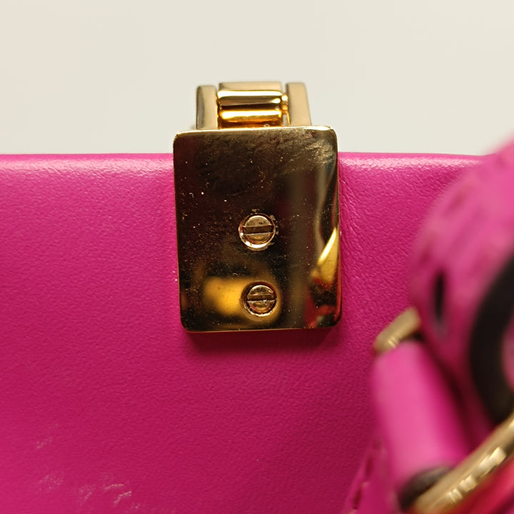 Fendi Mini Cuir Sunshine Shopper Cabas