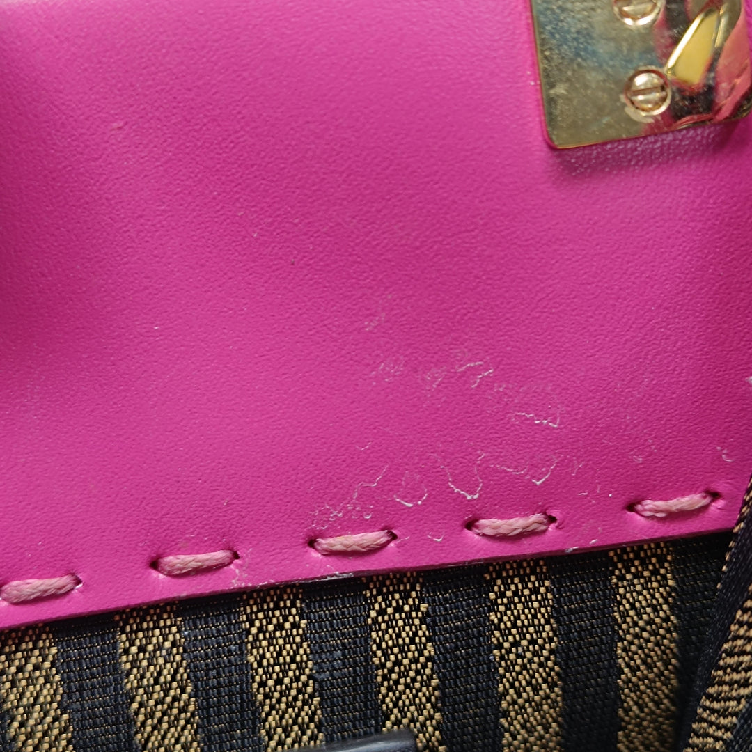 Fendi Mini Cuir Sunshine Shopper Cabas