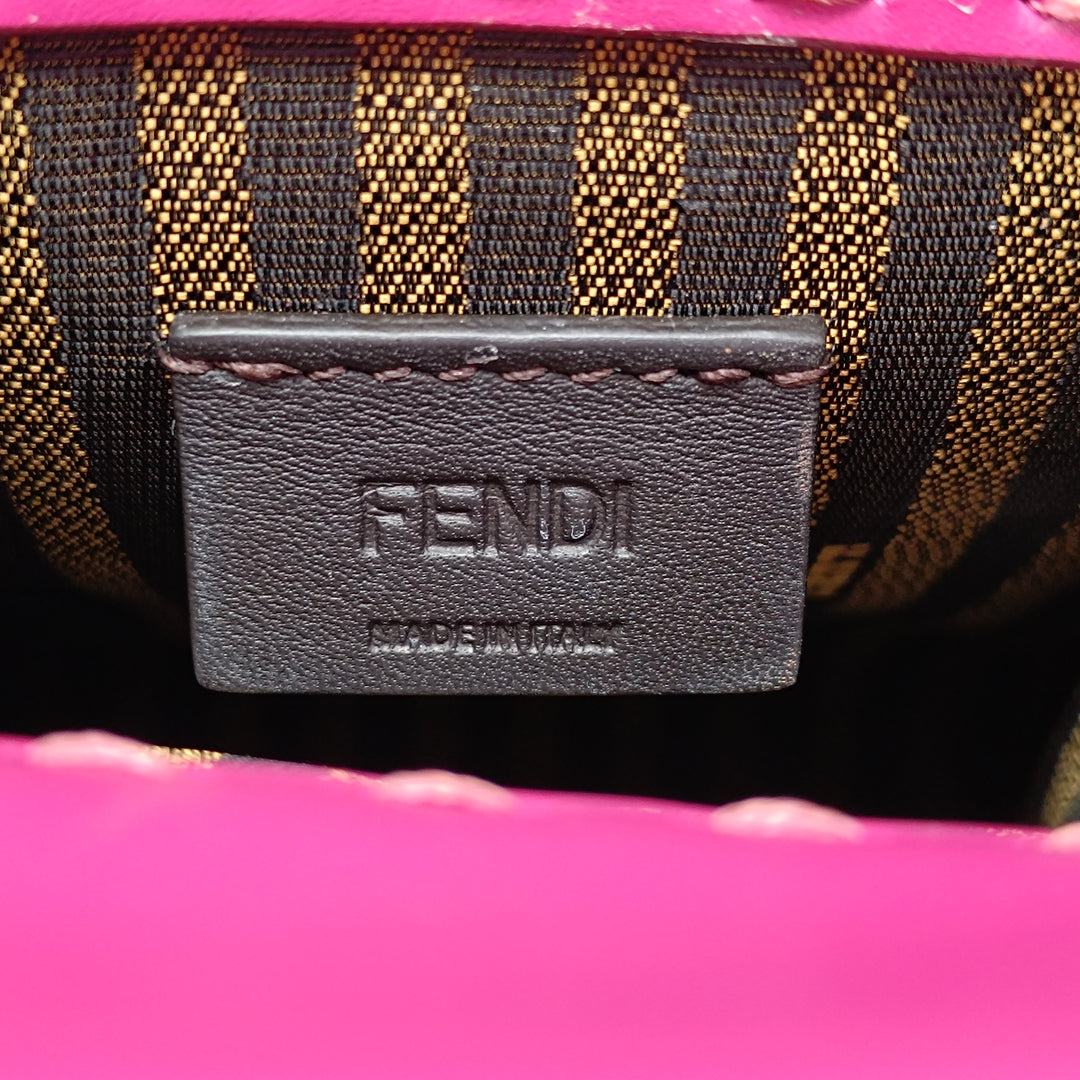 Fendi Mini Cuir Sunshine Shopper Cabas