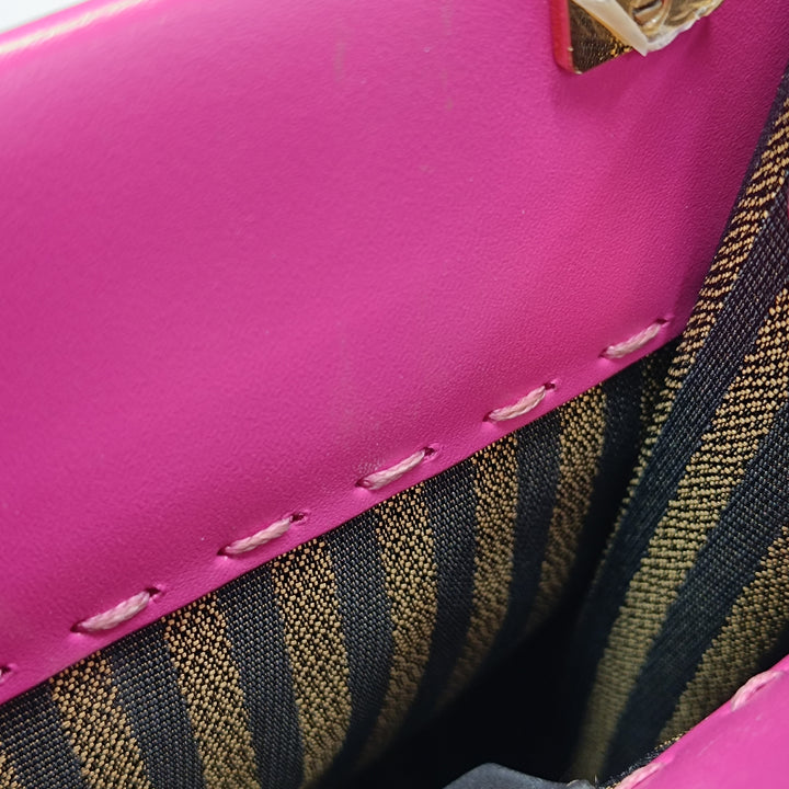 Fendi Mini Cuir Sunshine Shopper Cabas