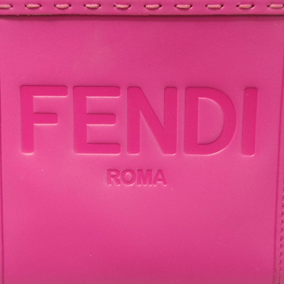 Fendi Mini Cuir Sunshine Shopper Cabas