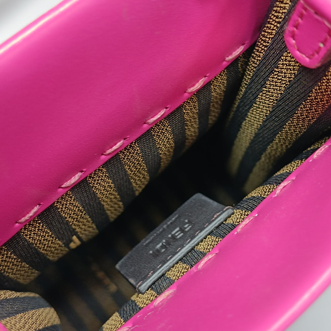 Fendi Mini Cuir Sunshine Shopper Cabas