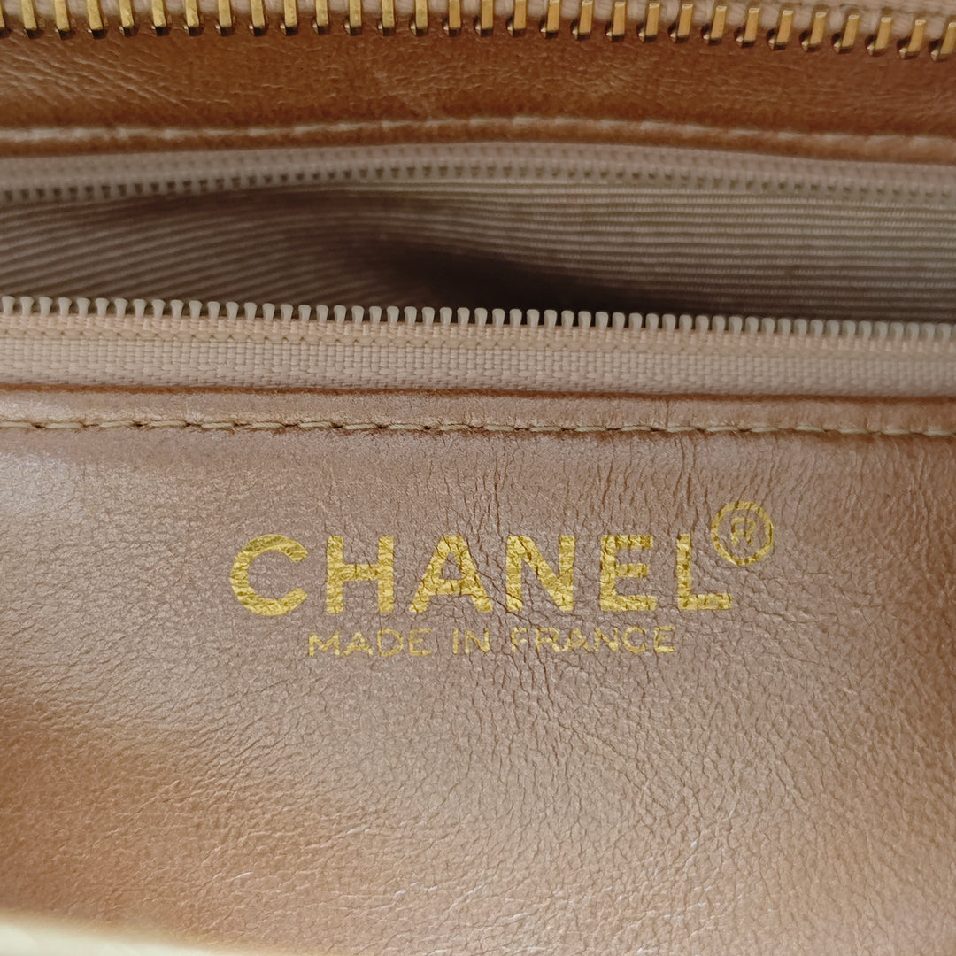 Chanel Cuir d’agneau Medallion Cabas