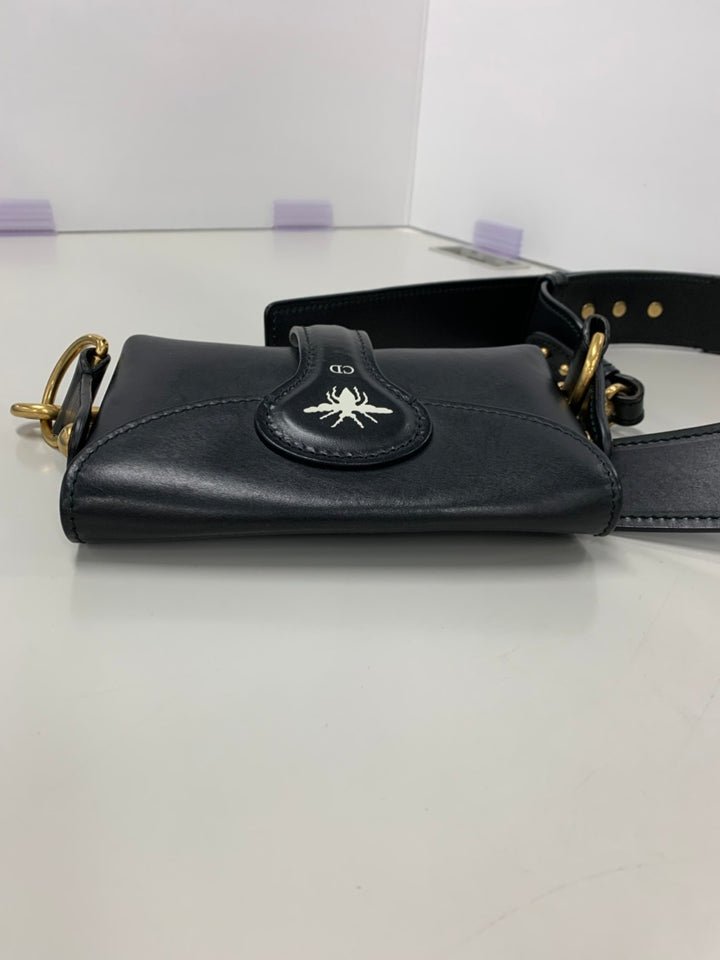 Dior Mini Cuir D Bee Saddle Sac