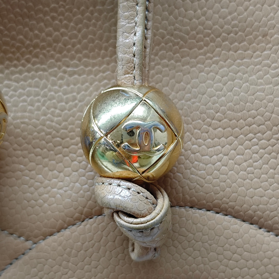 Chanel CC Caviar Two Way Zip Sac bandoulière