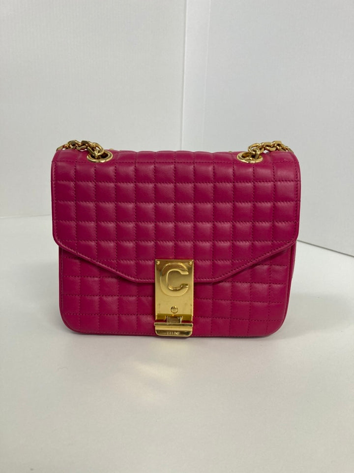 Celine Small Matelassé Cuir de veau C Sac