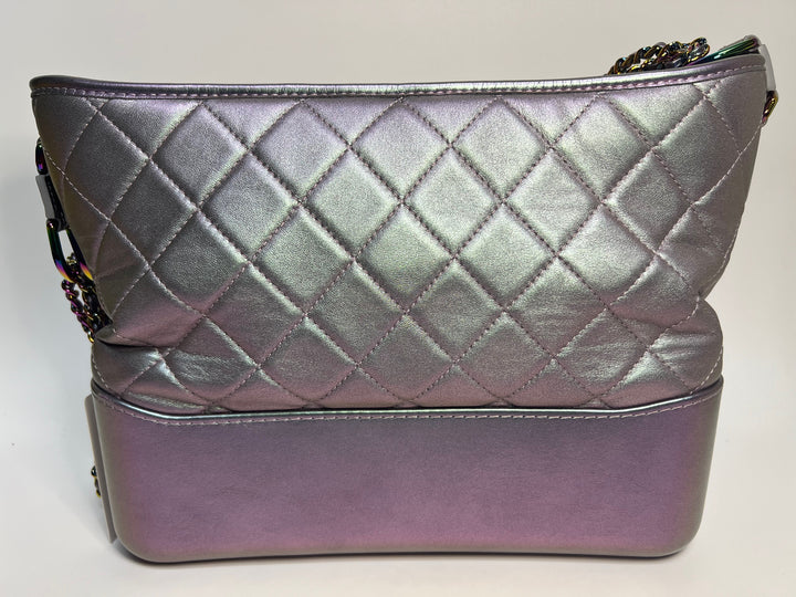 Chanel Medium Iridescent Cuir de veau Gabrielle Sac porté croisé