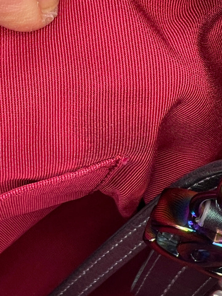 Chanel Medium Iridescent Cuir de veau Gabrielle Sac porté croisé