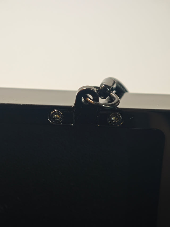 Saint Laurent Acrylic Tuxedo Boîte Pochette avec chaîne