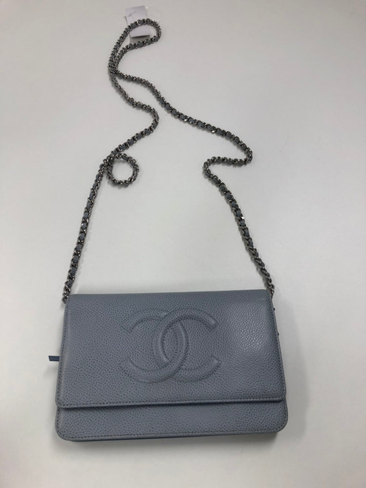 Chanel CC Caviar Wallet on Chain