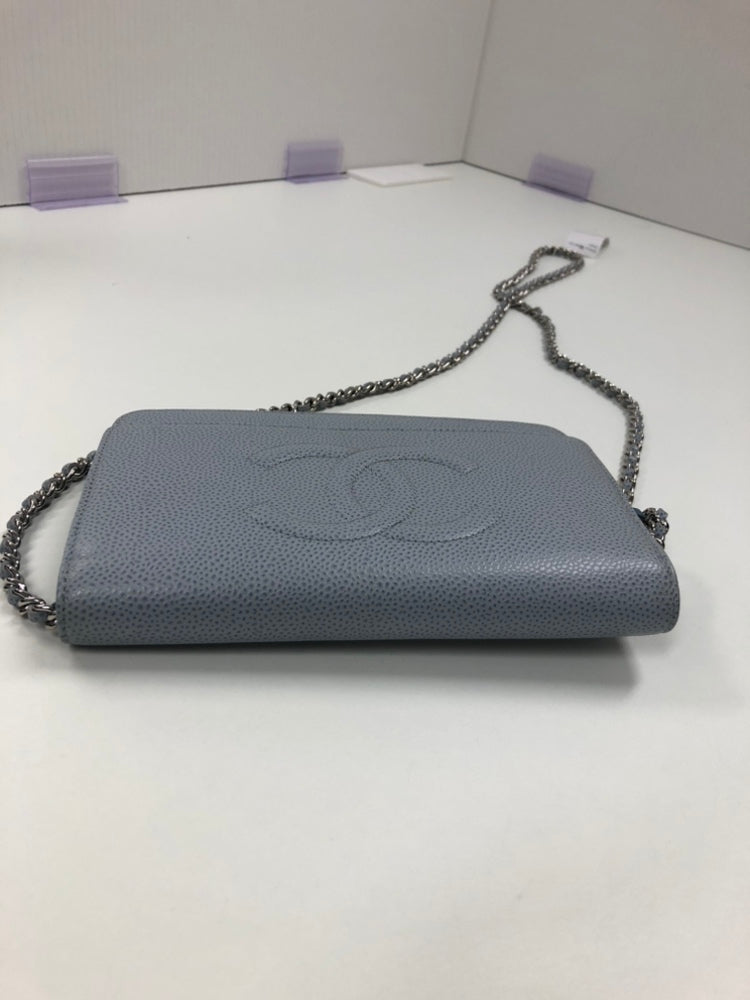 Chanel CC Caviar Wallet on Chain