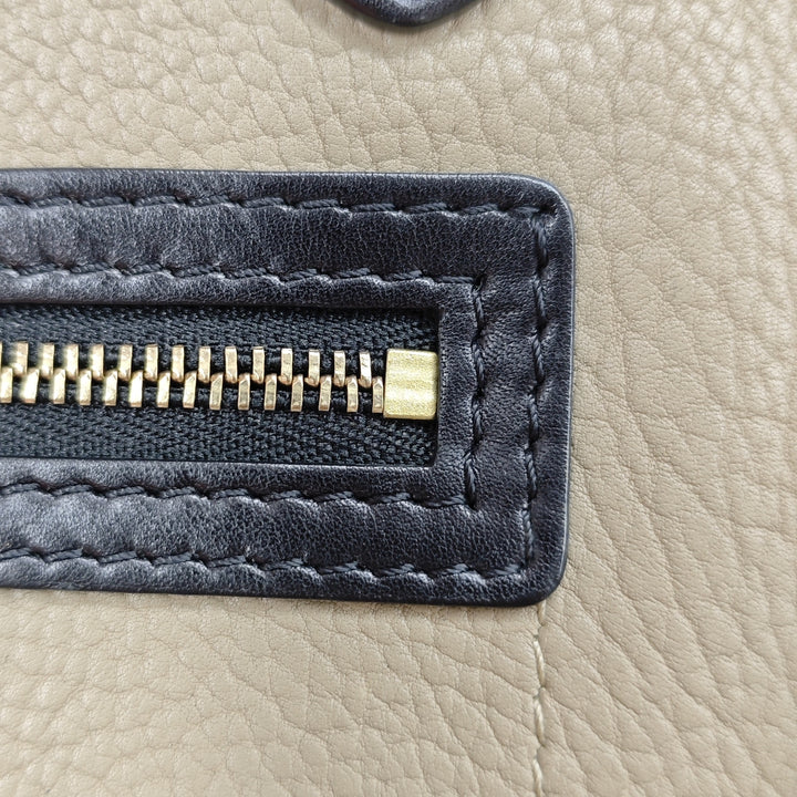 Celine Nano Tricolor Cuir de veau et Daim Luggage Cabas