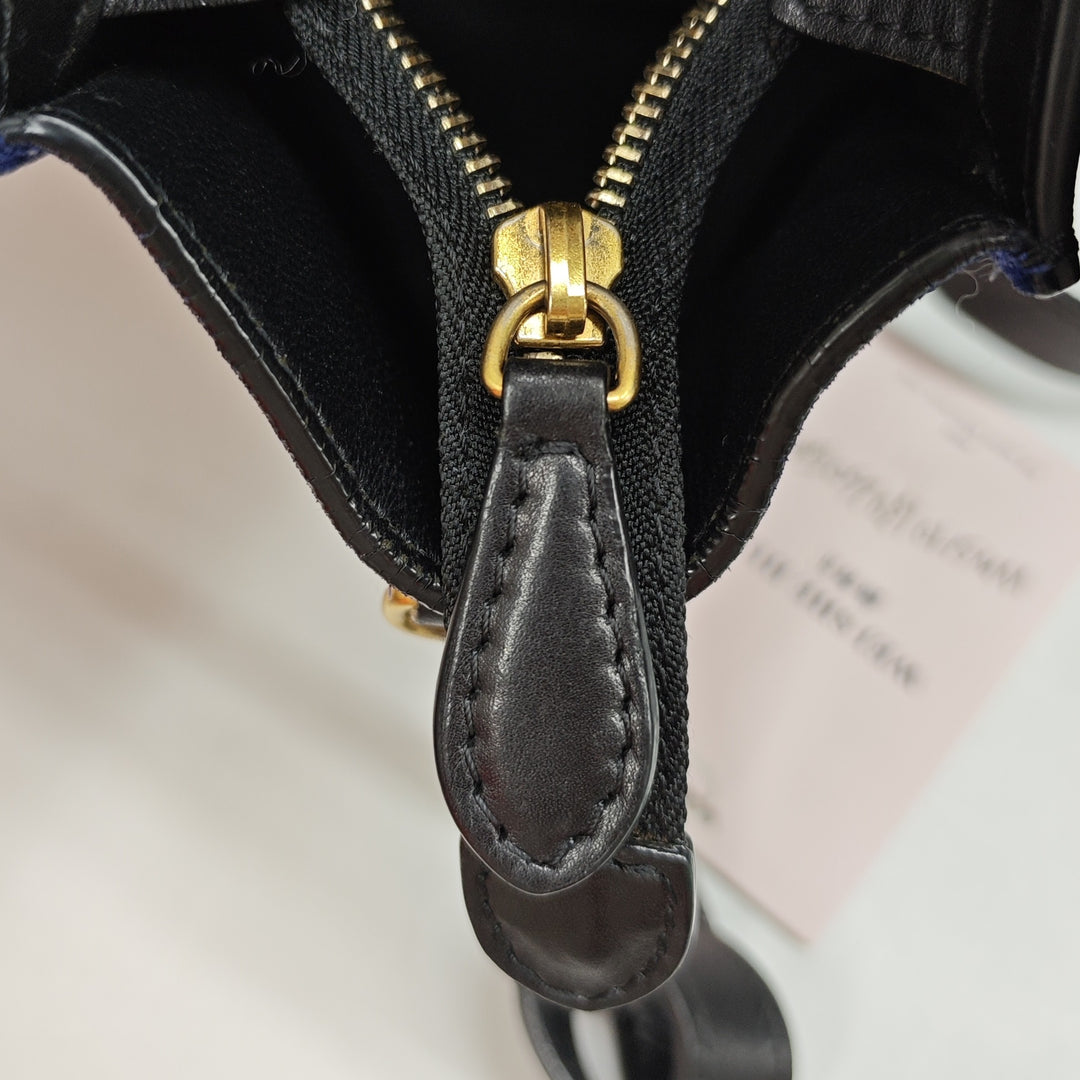 Celine Nano Tricolor Cuir de veau et Daim Luggage Cabas