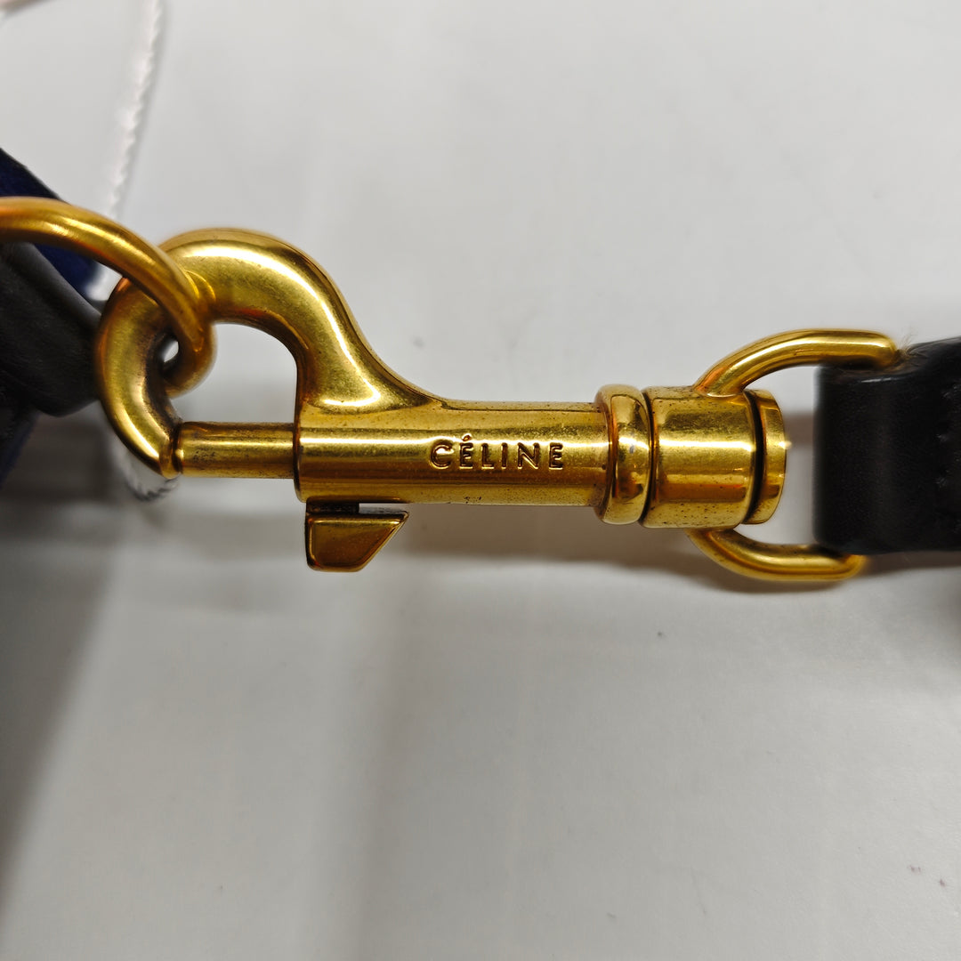 Celine Nano Tricolor Cuir de veau et Daim Luggage Cabas