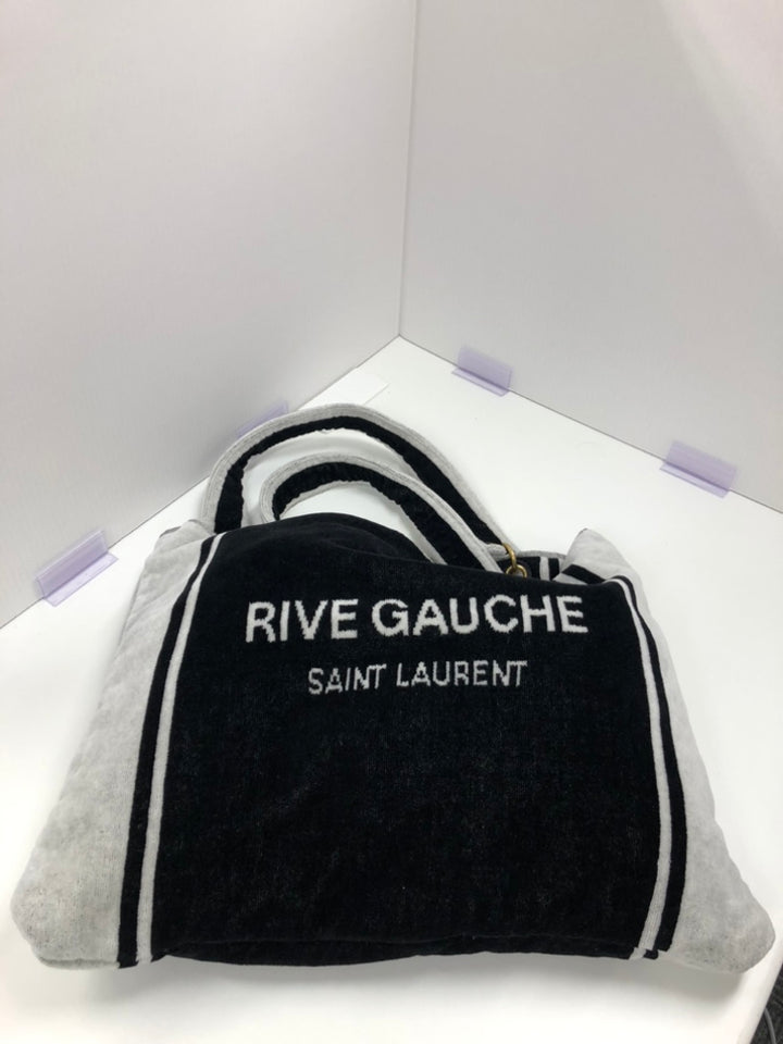 Saint Laurent Terry Cloth Rive Gauche Cabas