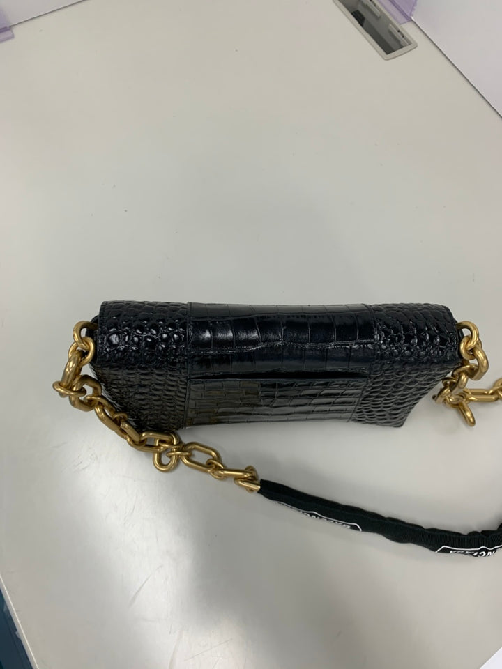Balenciaga Croc embossé Cuir Downtown Sac porté croisé XS