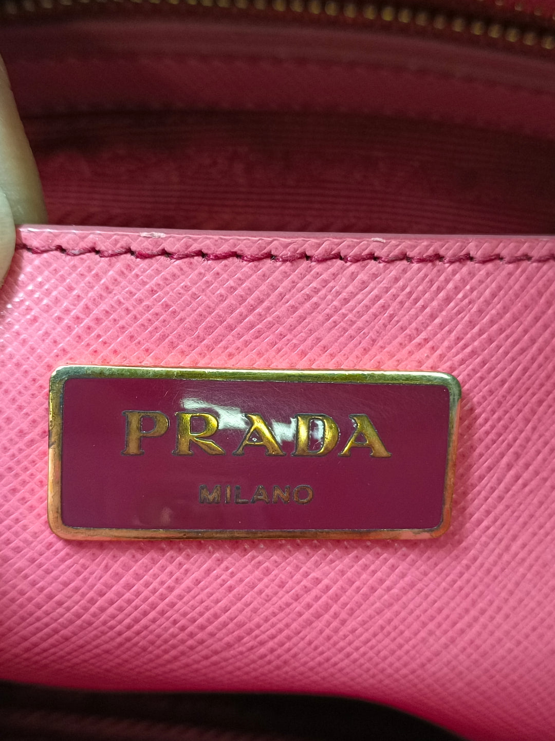 Prada Medium Saffiano Lux Open Promenade Sac