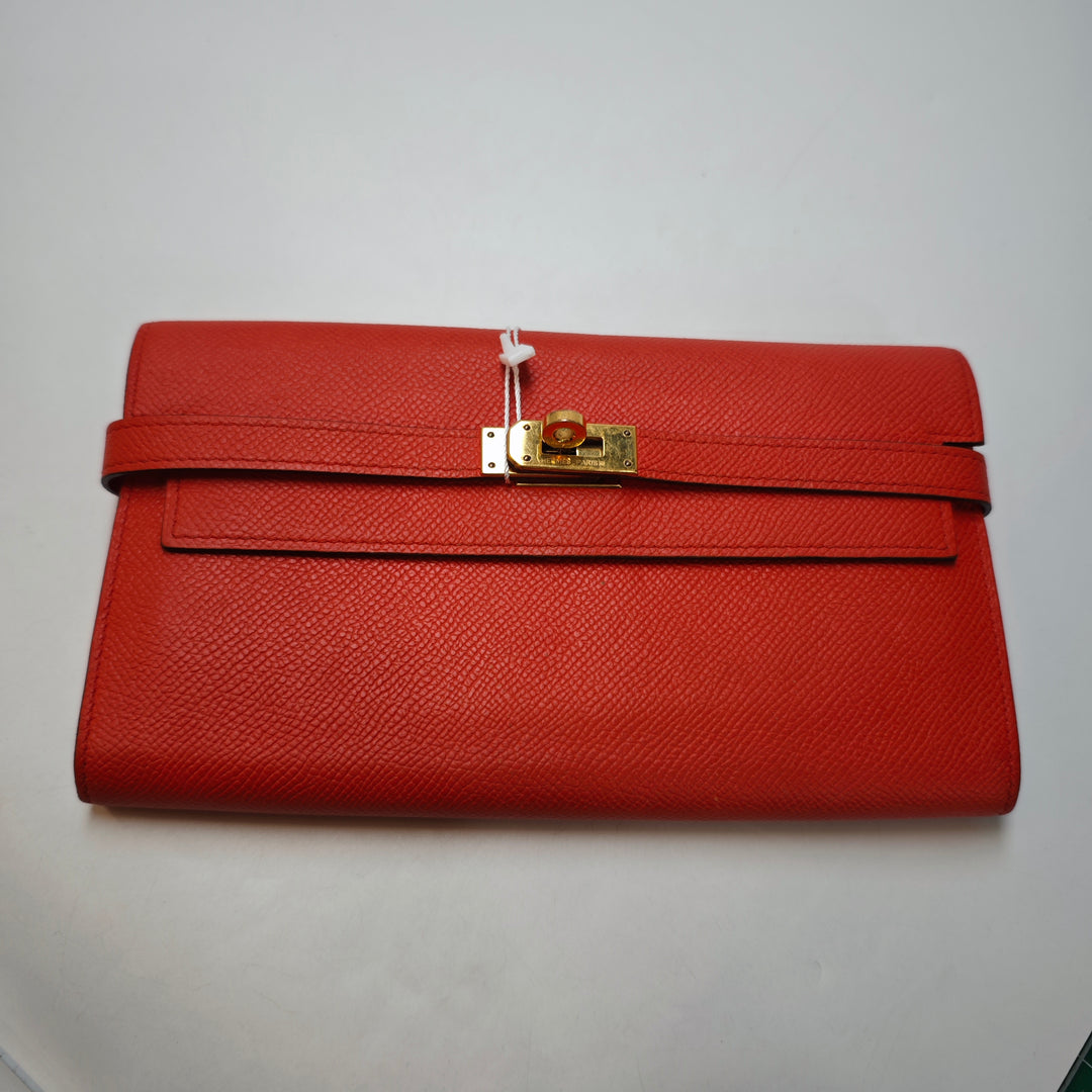 Hermès Epsom Kelly Longue Portefeuille