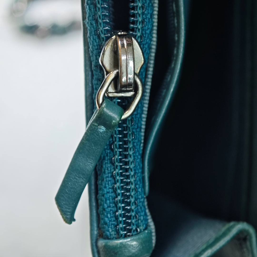 Chanel CC Matelassé Cuir d’agneau Wallet on Chain