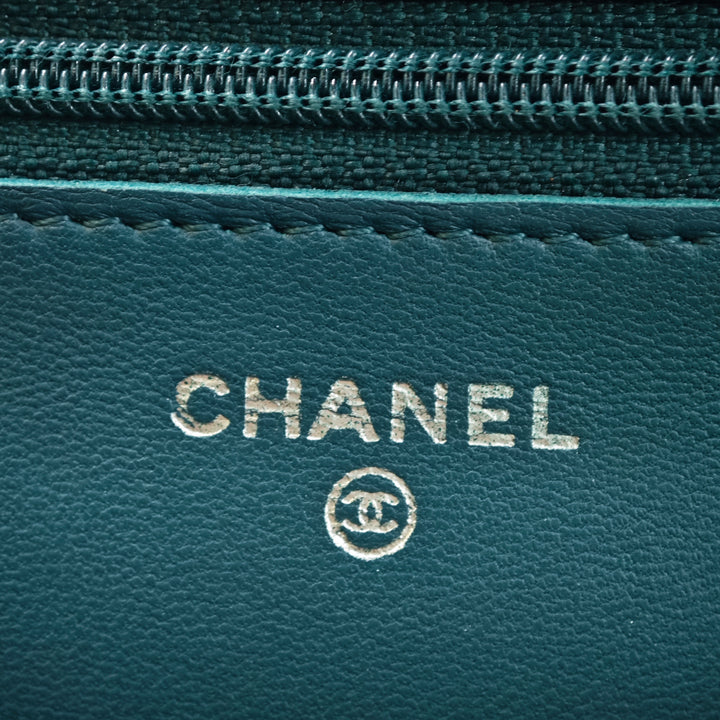 Chanel CC Matelassé Cuir d’agneau Wallet on Chain
