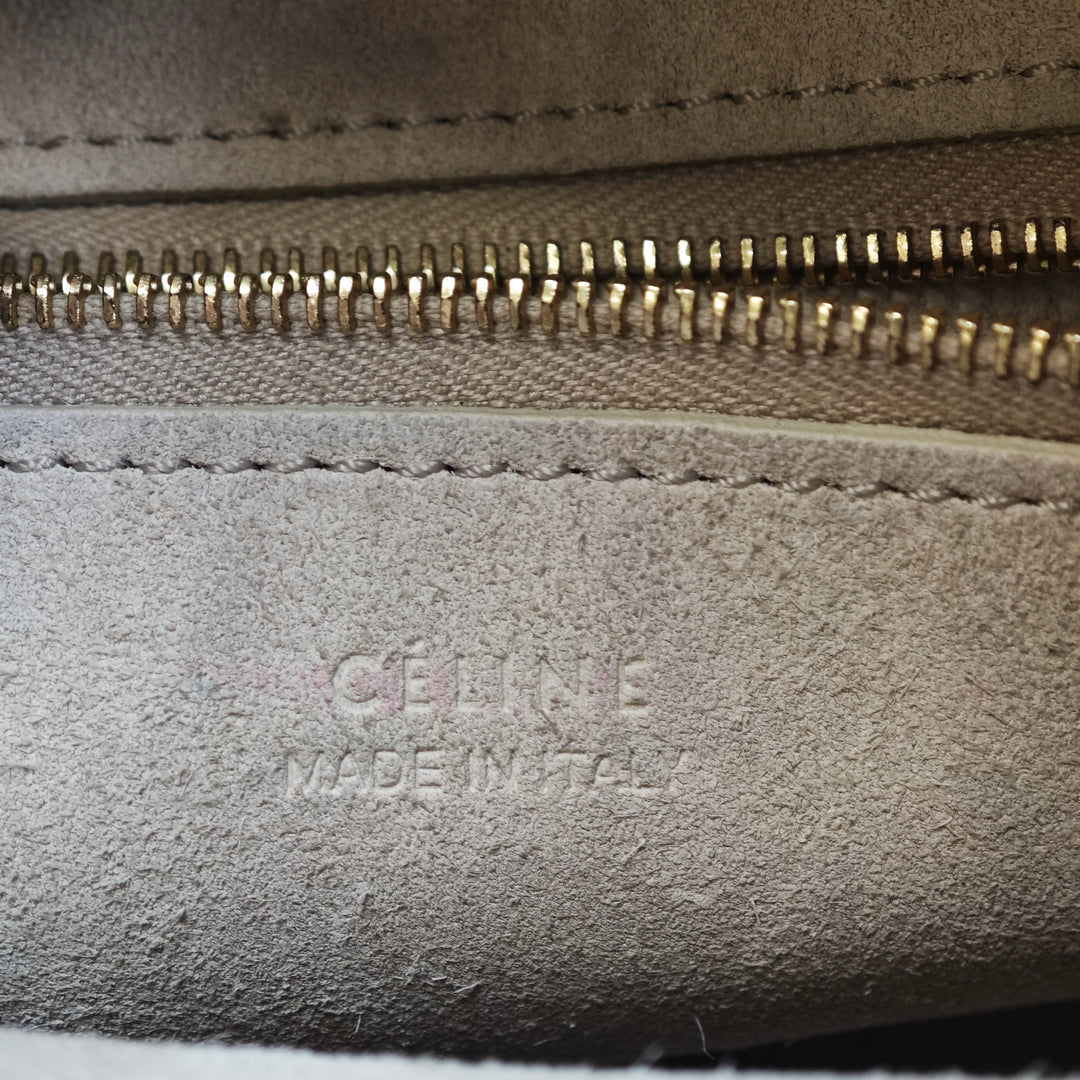 Celine Small Soft Cuir de veau grainé Seau Sangle Bucket Sac