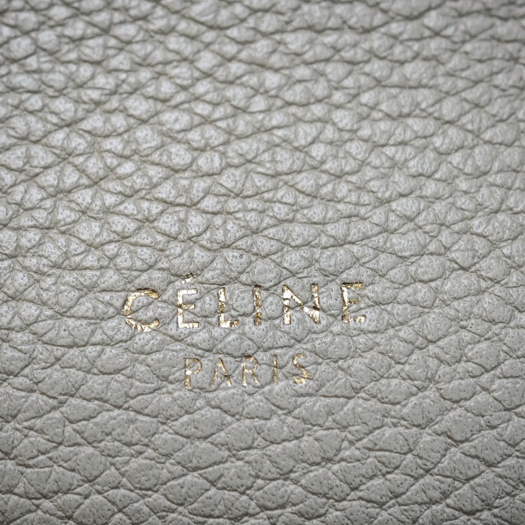 Celine Small Soft Cuir de veau grainé Seau Sangle Bucket Sac