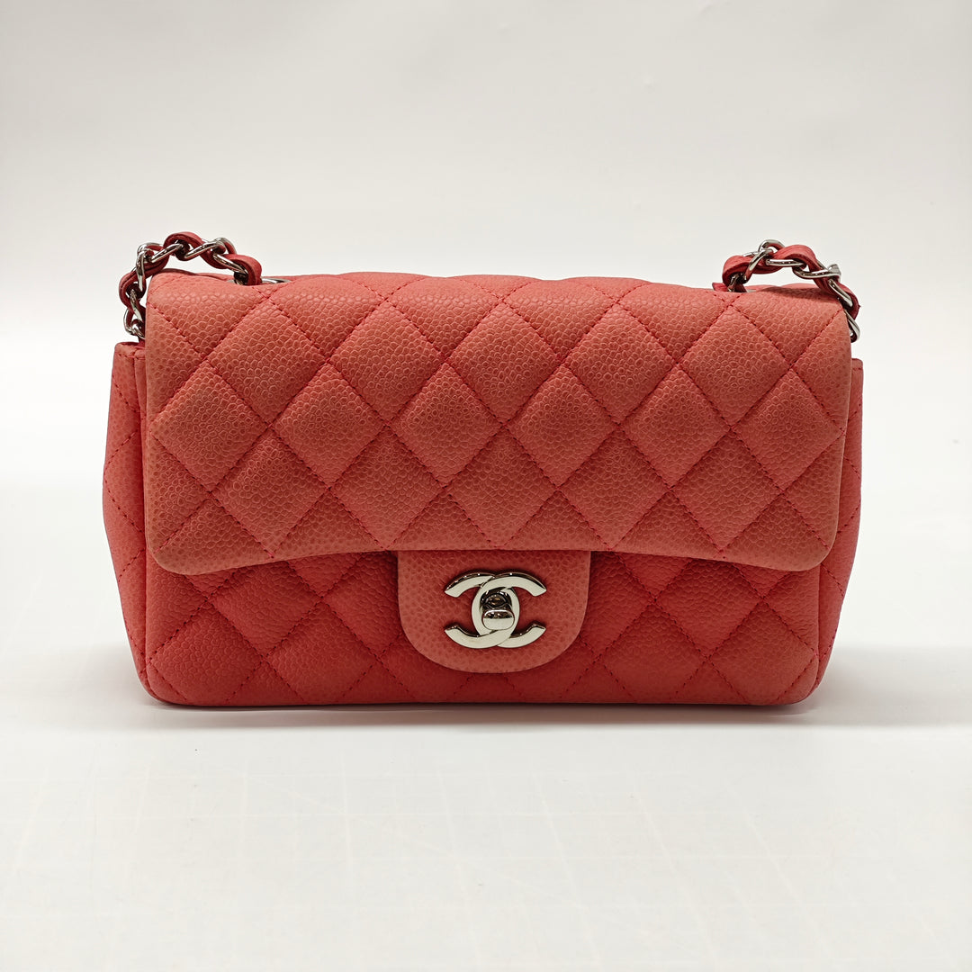 Chanel Mini Rectangular Classic Caviar Simple rabat