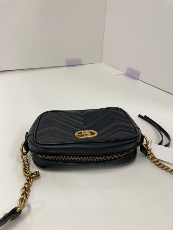 Gucci Mini GG Marmont Matelasse Cuir Sac porté croisé